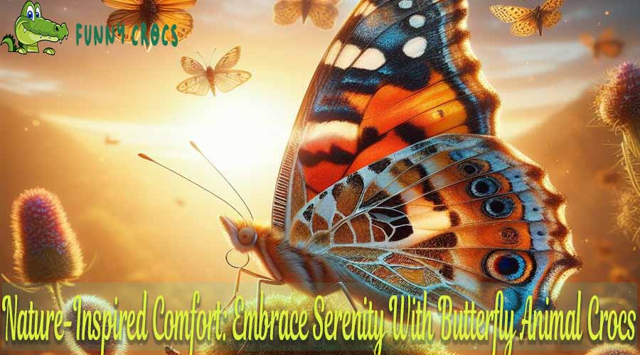 Nature Inspired Comfort Embrace Serenity With Butterfly Animal Crocs