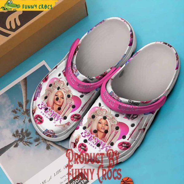 Nicki Minaj Pink Friday 2 Crocs Shoes