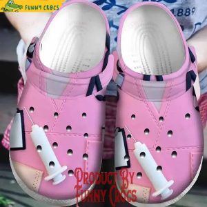 Nurse Pink Uniform Crocs For Women