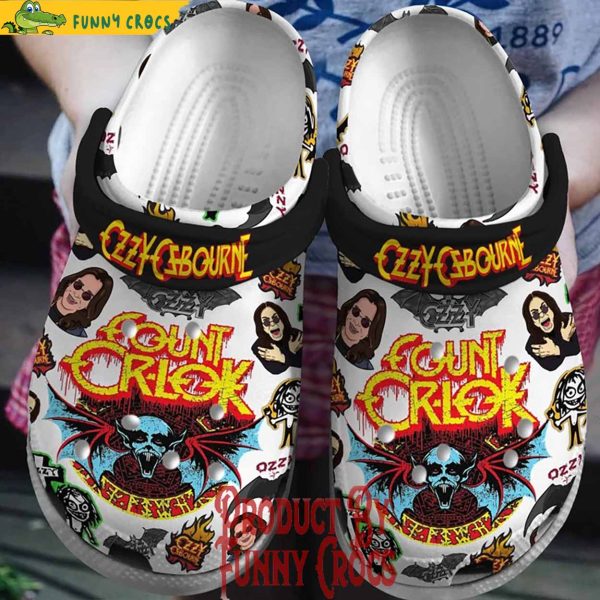 Ozzy Osbourne Singer Crocs Shoes