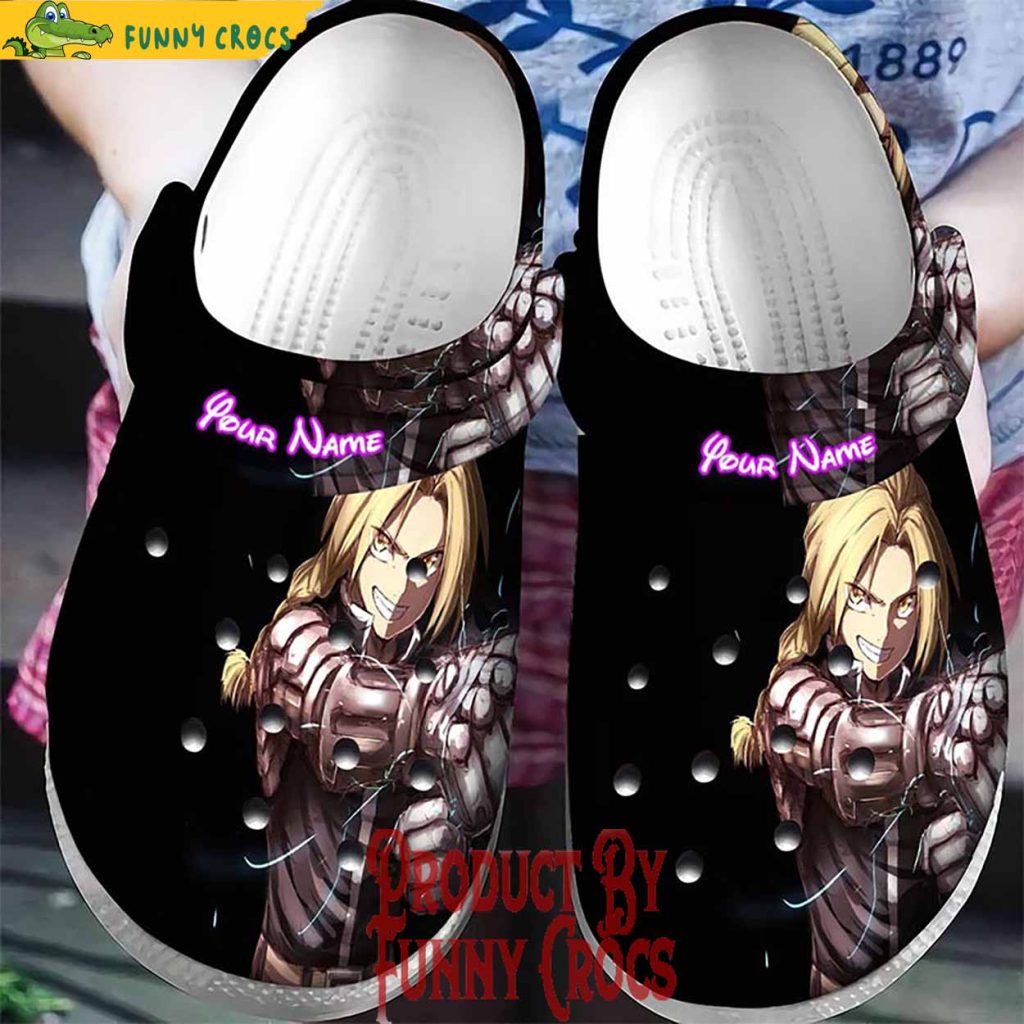 Personalized Edward Elric Crocs For Adults