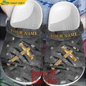 Personalized Forgiven Cross Jesus Crocs Shoes 1