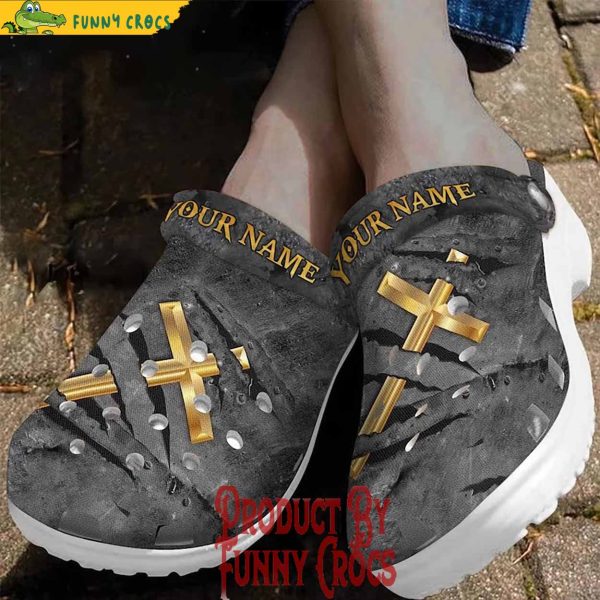 Personalized Forgiven Cross Jesus Crocs Shoes
