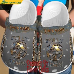 Personalized Fully Vaccinated By The Blood Of Jesus Crocs 1