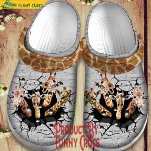 Personalized Giraffe Family Crocs Shoes