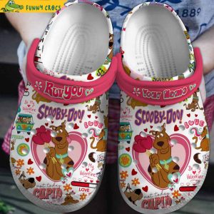 Personalized Scooby Doo Ruv You Valentine Crocs