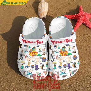 Phineas And Ferb Disney Crocs Shoes 1