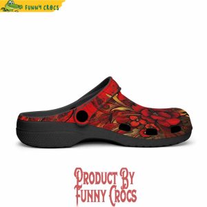 Poppy Flowers Art Crocs Shoes 3