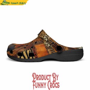 Safari Grunge Patchwork Crocs Shoes 4
