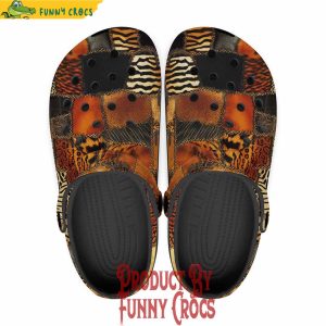 Safari Patchwork Crocs Shoes 1