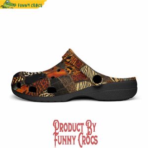 Safari Patchwork Crocs Shoes 4