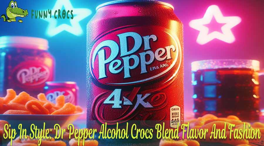 Sip In Style Dr Pepper Alcohol Crocs Blend Flavor And Fashion
