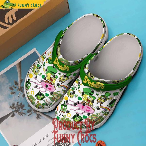 Spongebob Happy St.Patrick’s Day Crocs Shoes