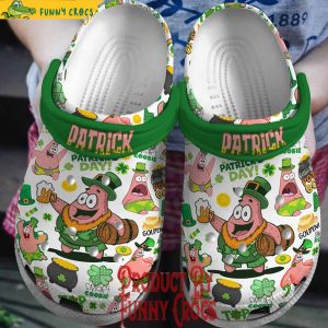 Spongebob Patrick St.Patrick’s Day Crocs Shoes
