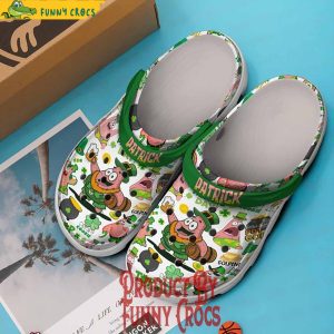 Spongebob Patrick StPatricks Day Crocs Shoes 3