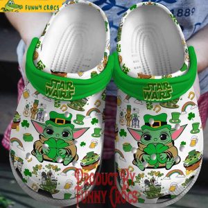 Star Wars Baby Yoda Happy St.Patrick’s Day Crocs Shoes