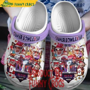 Super Bowl LVIII Chiefs Vs 49ers NFL Crocs Shoes