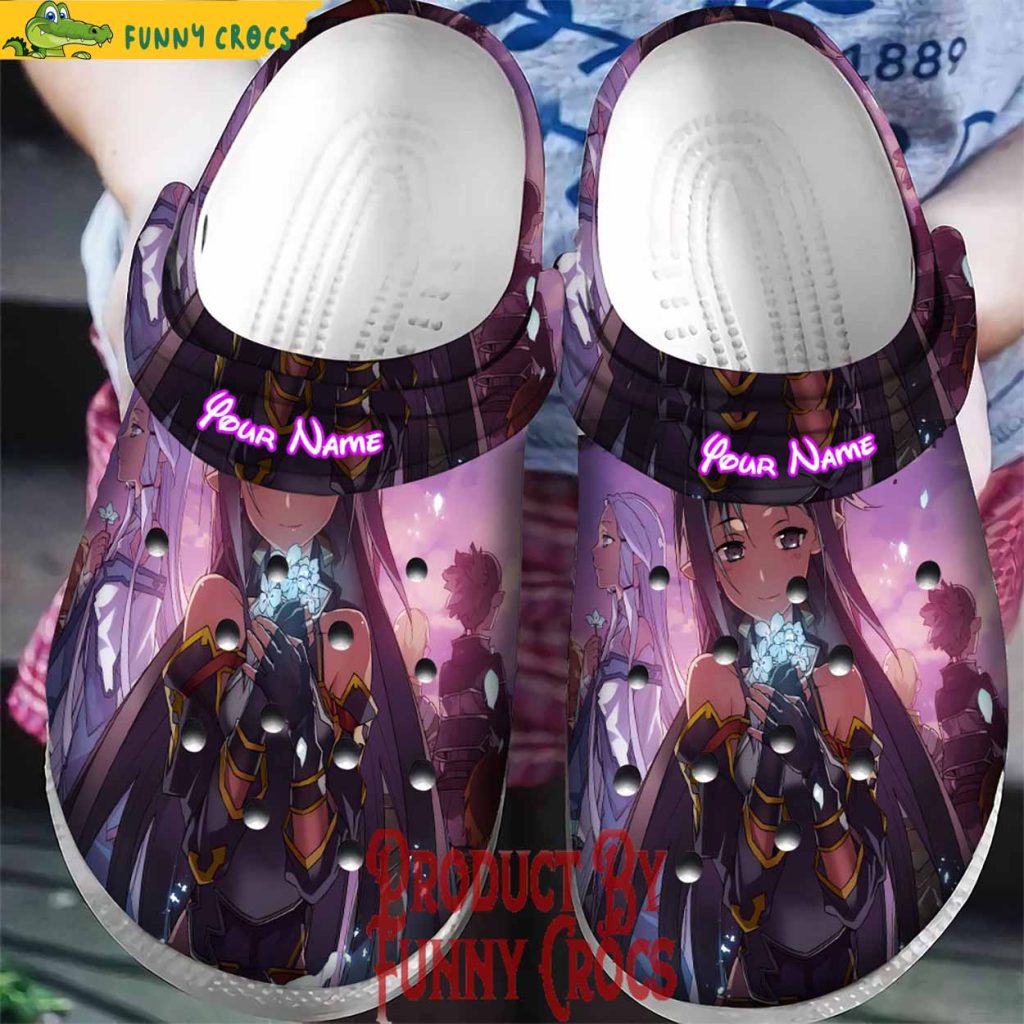 Custom Sword Art Online Crocs Clog For Men Women