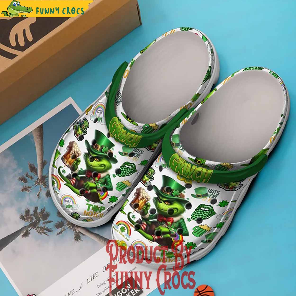 The Grinch Happy St.Patrick's Day Crocs Shoes