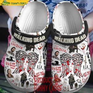 The Walking Dead Fear The Living Crocs Slippers 1
