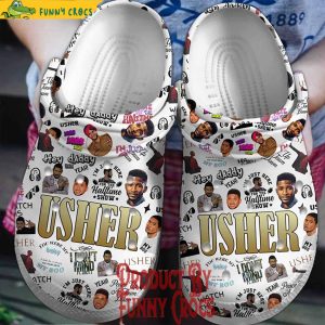 Usher Singer Crocs Shoes 1