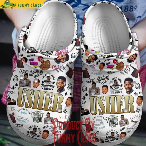 Usher Singer Crocs Shoes