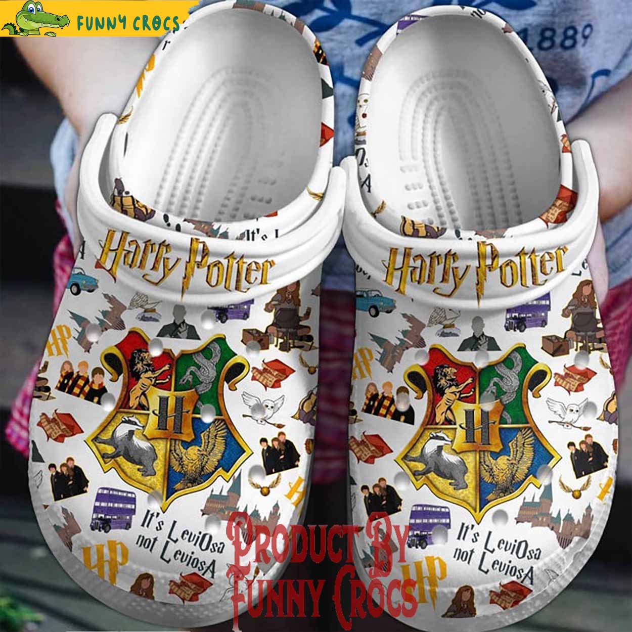 4 Houses Of Hogwarts From Harry Potter Crocs Shoes