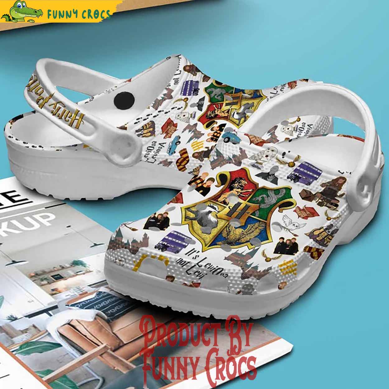 4 Houses Of Hogwarts From Harry Potter Crocs Shoes