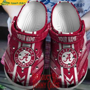 Alabama Crimson Tide NCAA Personalized Crocs Shoes