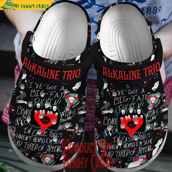 Alkaline Trio Band Crocs Shoes