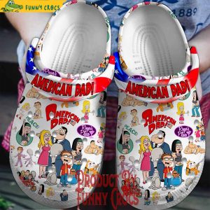 American Dad Comedy Movie Crocs Shoes