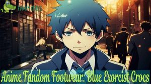 Anime Fandom Footwear Blue Exorcist Crocs