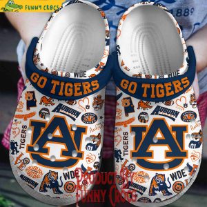 Auburn Tigers Go Tigers Crocs Shoes