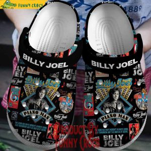 Billy Joel Piano Man Crocs Shoes 1