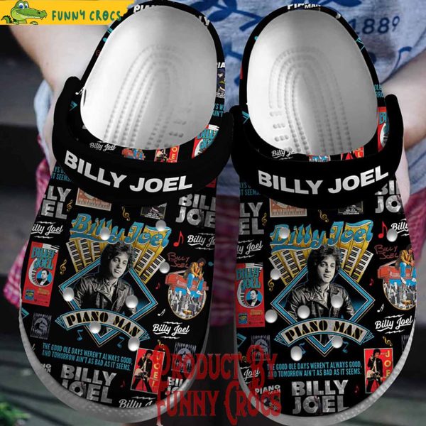 Billy Joel Piano Man Crocs Shoes