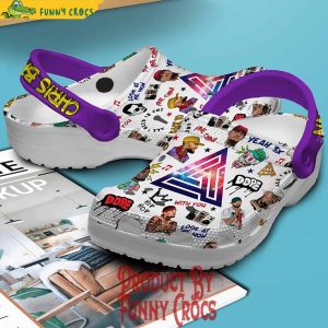 Chris Brown Fine China Crocs Shoes