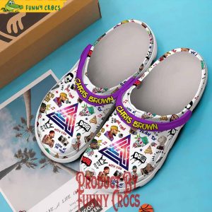 Chris Brown Fine China Crocs Shoes 3