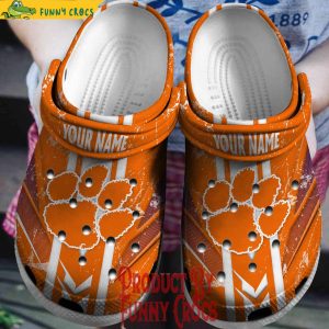 Clemson Tigers NCAA Personalized Crocs Shoes