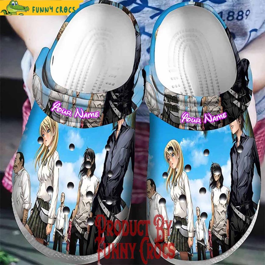 Custom Blue Exorcist Crocs Style