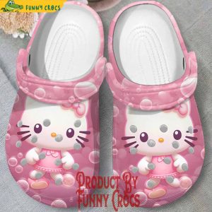 Custom Hello Kitty Pink Crocs Style