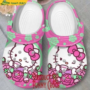 Custom Hello Kitty Rose Crocs Shoes