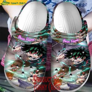 Custom My Hero Academia Midoriya Izuku Crocs Slippers