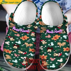 Customized Disney Mickey Mouse Christmas Pattern Crocs Shoes