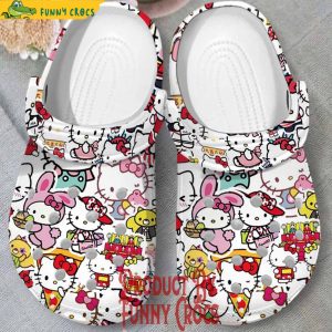 Cute Hello Kitty Pattern Crocs Style