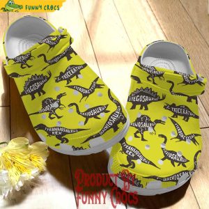 Dino Yellow Children’s Dinosaur Crocs Style