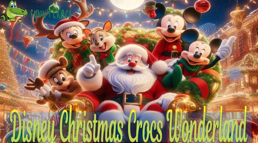 Disney Christmas Crocs Wonderland