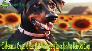 Doberman Crocs A Heartfelt Message of Love for My Beloved Dog