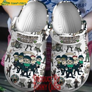 Flogging Molly Band Cartoon Crocs Shoes 1