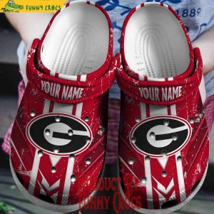 Georgia Bulldogs NCAA Personalized Crocs Shoes