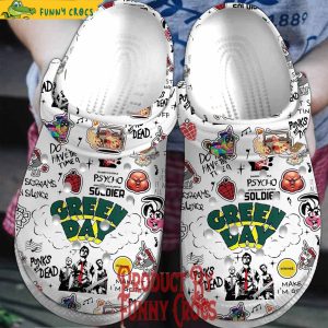 Green Day Punk Not Dead Crocs Shoes 1